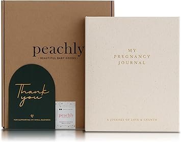 Peachly Pregnancy Milestone Journal