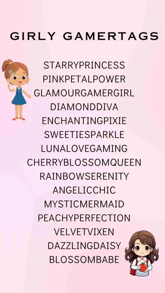 150-creative-and-unique-girly-gamertags-aestheticnames-aesthetic-names